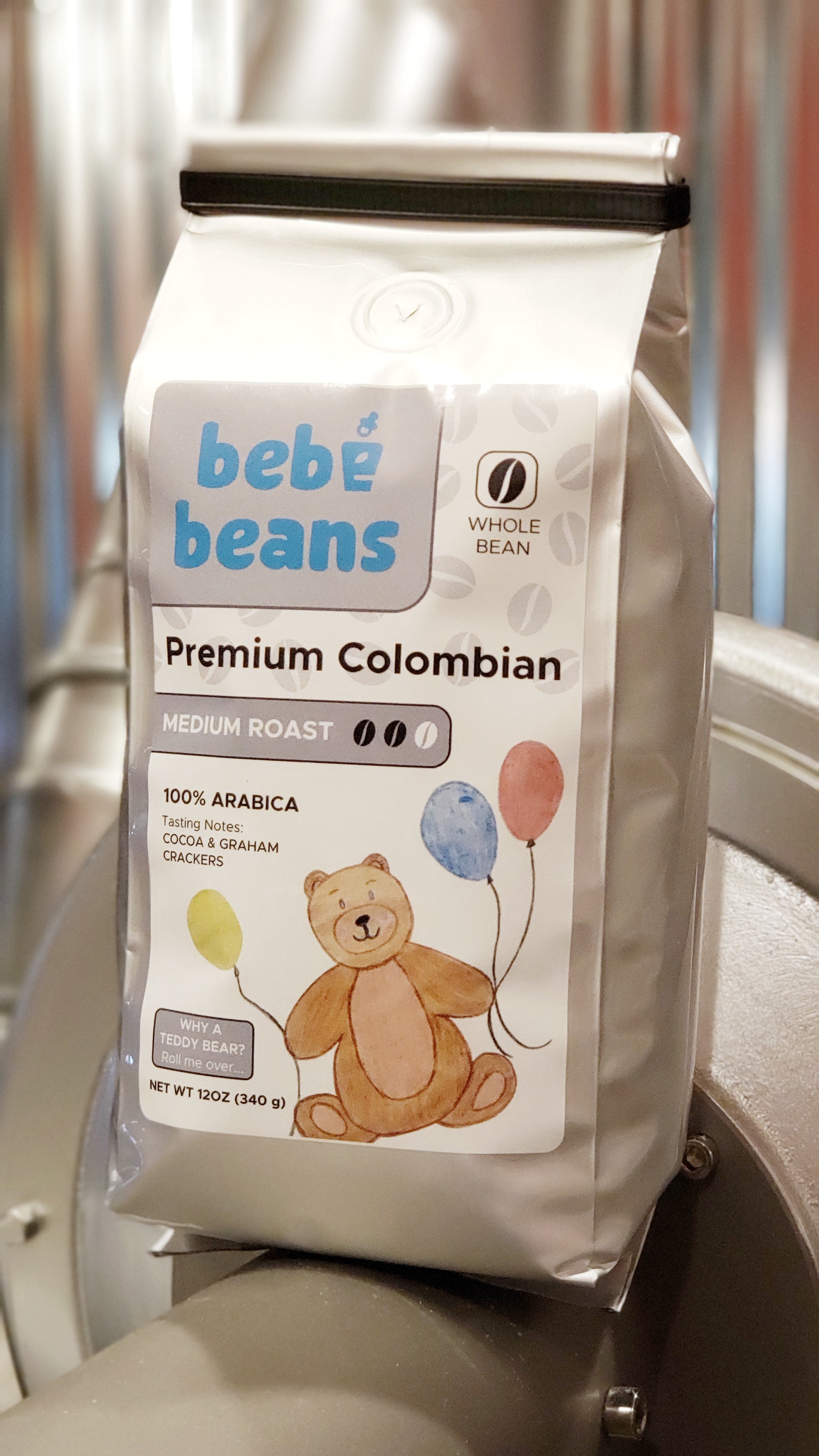 Premium Colombian Coffee - Whole Bean 12oz.